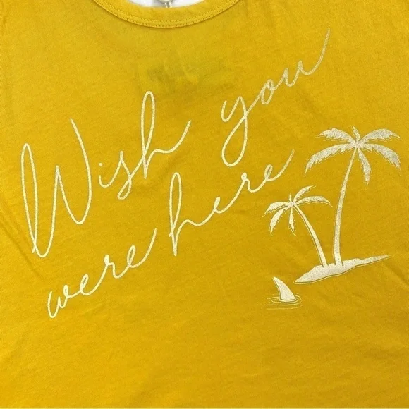 WILDFOX Wish You Were Here Lyla Tank in Pigment Mimosa Size Small (NWT) - Picture 5 of 11